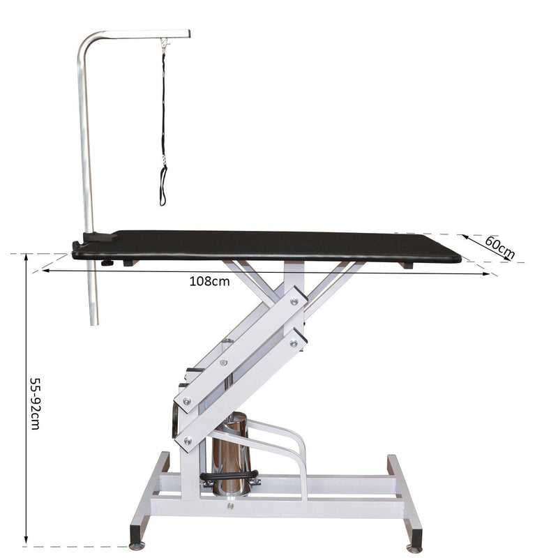 Tavolo da Toelettatura e Tosatura per Animali Domestici Professionale 108x60 cm 