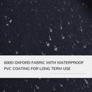 Passeggino per Cani Pieghevole Nero 77x47x101 cm 