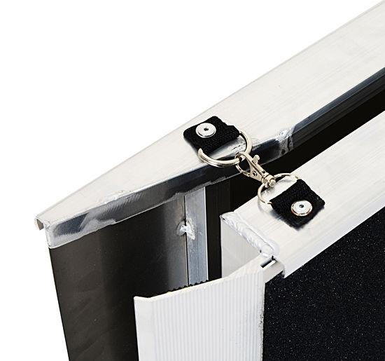 Rampa Auto per Cani Pieghevole in Lega d'Alluminio 183x38x5 cm 