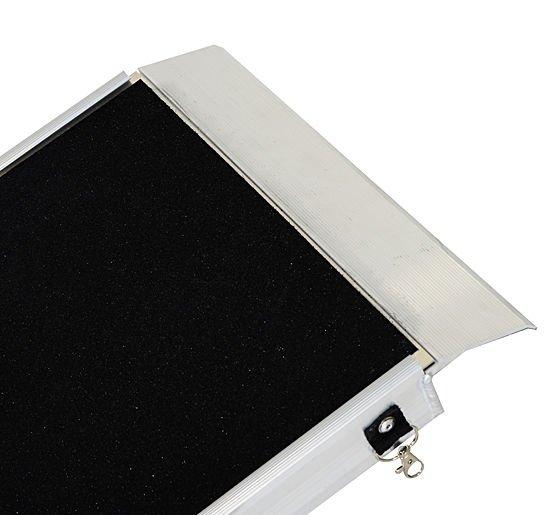 Rampa Auto per Cani Pieghevole in Lega d'Alluminio 183x38x5 cm 