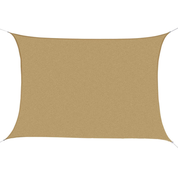 sconto Voile d'auvent de jardin 4x6m en sable PE