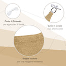 Tenda Vela da Giardino 4x6m in PE Sabbia 