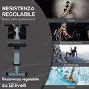 Vogatore Professionale per Fitness con Display 130x67.5x67 cm 