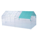 Recinto per Roditori da Esterno in Metallo 220x103x103 cm 