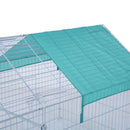 Recinto per Roditori da Esterno in Metallo 220x103x103 cm 