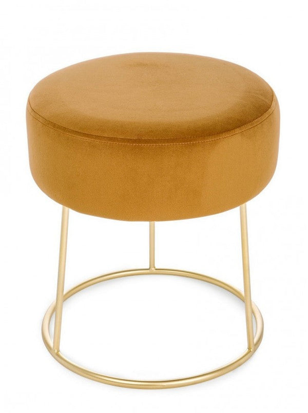 sconto Pouf Clarissa Inca D35 en Tissu Effet Velours