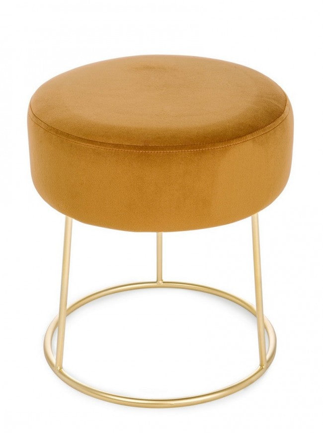 Pouf Clarissa Inca D35 in Tessuto effetto Velluto