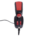 Compressore ad Aria Portatile con Pompa Elettrica Ricaricabile per Auto Moto Bici Nero e Rosso 