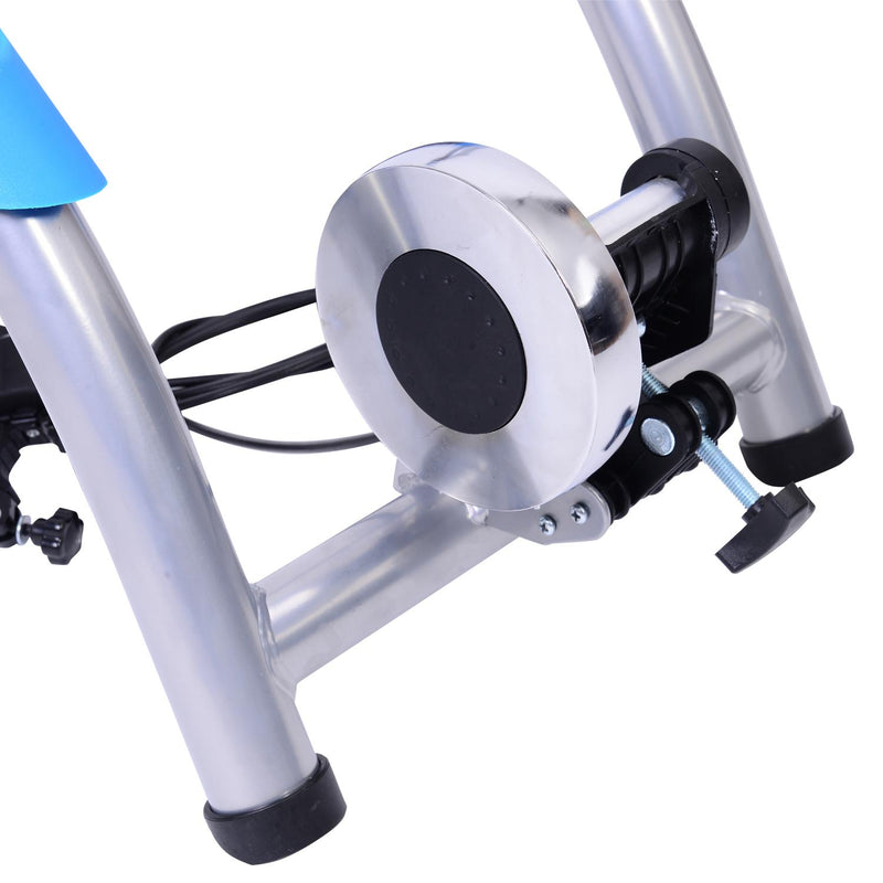 Rullo per Bicicletta a Magnete per Allenamento in Casa Argento 54.4x47.2x39.4 cm 