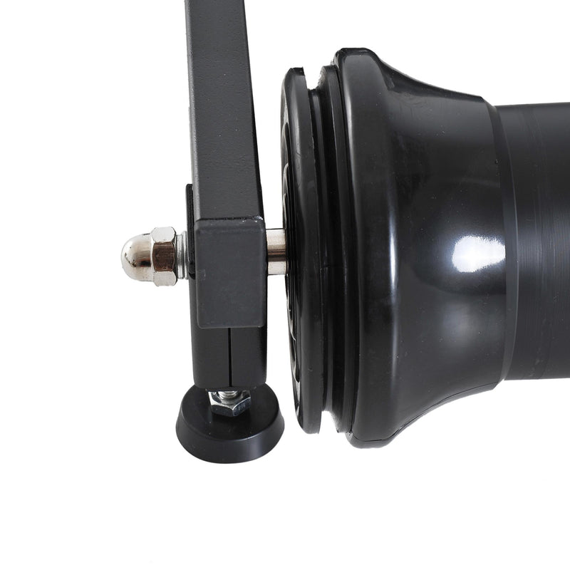 Rullo Bici Allenamento Lunghezza regolabile Nero 49x16x82-130 cm 