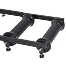 Rullo Bici Allenamento Lunghezza regolabile Nero 49x16x82-130 cm 