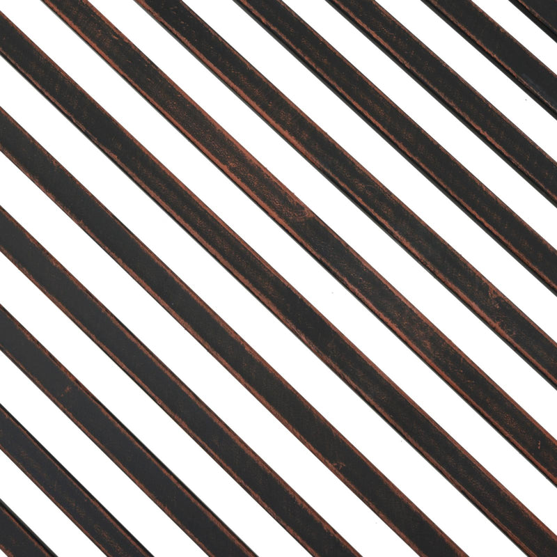 Passerella Ponte per Giardino in Ferro Battuto 119x71.5x68.5 cm Nero 