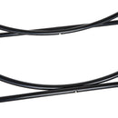 Porta Legna Design Cerchio da Interno in Ferro Nero 102x40x114 cm 