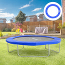 Copertura per Trampolino Elastico Giardino in PVC Blu Ø244 cm 