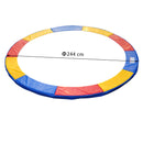 Copertura per Trampolino Elastico Rosso Giallo e Blu Ø244 cm 