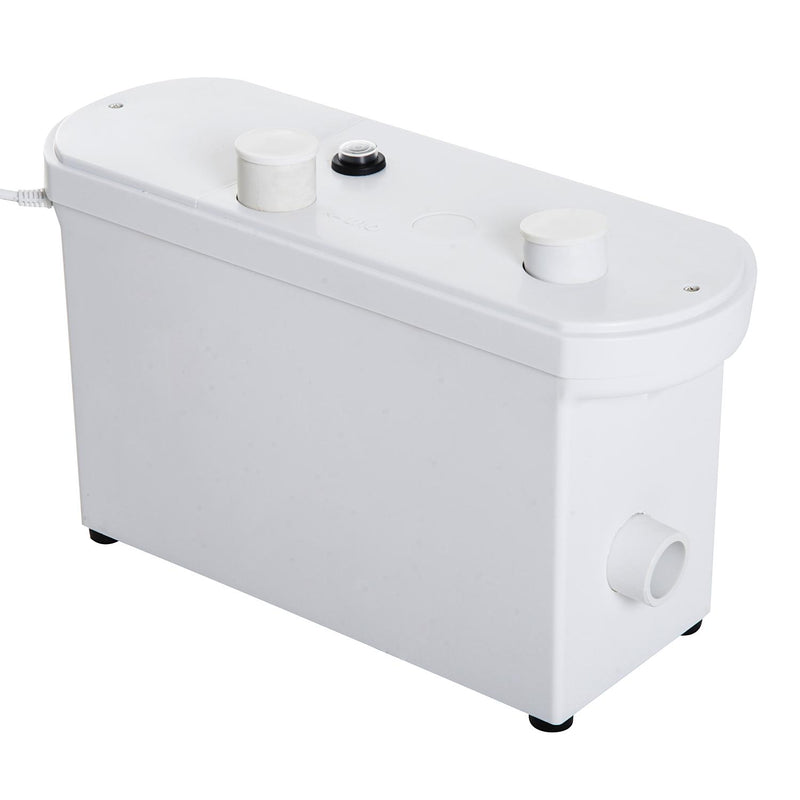 Trituratore per WC 600W in Polipropilene Bianco 51x21x31 cm 
