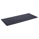 Tappetino Fitness Antiscivolo in PVC Nero 170x75x0.4 cm 