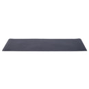 Tappetino Fitness Antiscivolo in PVC Nero 170x75x0.4 cm 