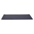 Tappetino Fitness Antiscivolo in PVC Nero 200x100x0.4 cm 