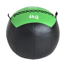 Palla Medica Wall Ball Crossfit 4kg Ø35 cm Nero-verde 