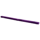 Trave da Ginnastica per Allenamento Imbottita in Legno Viola 240x10x6.5 cm 