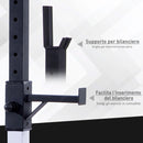 Supporto Bilanciere Porta Manubri per Pesistica Max 200kg 