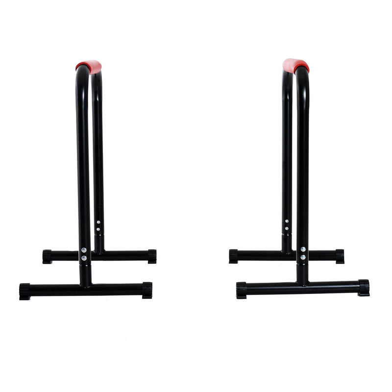 Parallele Fitness per il Potenziamento e la Tonificazione Muscolare in Tubi d'Acciaio Altezza 73 cm 