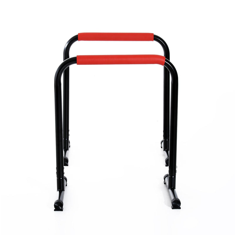 Parallele Fitness per il Potenziamento e la Tonificazione Muscolare in Tubi d'Acciaio Altezza 73 cm 