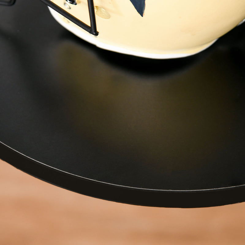 Appendiabiti da Terra Attaccapanni in Metallo e Legno Nero 45x45x180 cm 