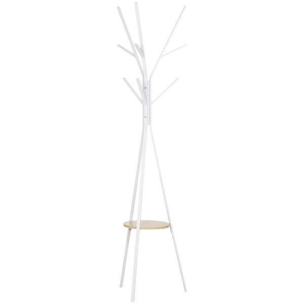 prezzo Porte-manteau sur pied pour couloir en acier blanc