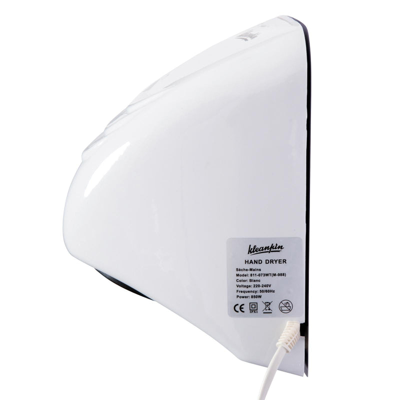 Asciugamani Elettrico 850W ad Infrarossi Bianco 