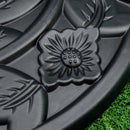 Base per Ombrellone da Giardino Mezzaluna 10kg in Cemento Ø50x32 cm 