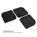 Base per Ombrellone da Giardino 60 Kg a Croce in Plastica 50x50x7.5 cm 