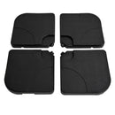 Base per Ombrellone da Giardino 60 Kg a Croce in Plastica 50x50x7.5 cm 