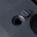 Base per Ombrellone da Giardino Ø46 Riempibile a Croce 80-120 Kg Nero 51x51x12 cm 