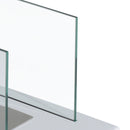 Camino a Bioetanolo da Tavolo 35x18 cm in Acciaio 0,5L Bianco 