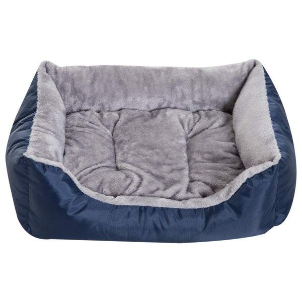 online Lit Niche pour Chiens et Chats avec Coussin Rembourré Bleu Gris 88x70x20 cm