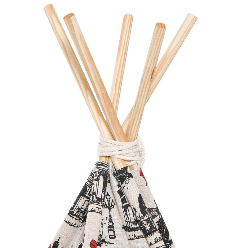 Tenda Cuccia per Animali Domestici con Cuscino Beige 67x65x78 cm 