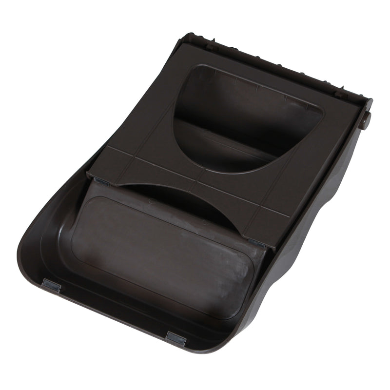 Scaletta Pieghevole 3 Gradini per Animali Domestici Marrone 49x39x39 cm 