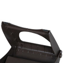 Scaletta Pieghevole 3 Gradini per Animali Domestici Marrone 49x39x39 cm 