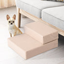 Scala Materassino 2 in 1 per Cani e Gatti Beige 67x39x10 cm 