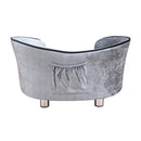 Divano di Lusso per Animali Domestici grigio 69x49x38 cm 