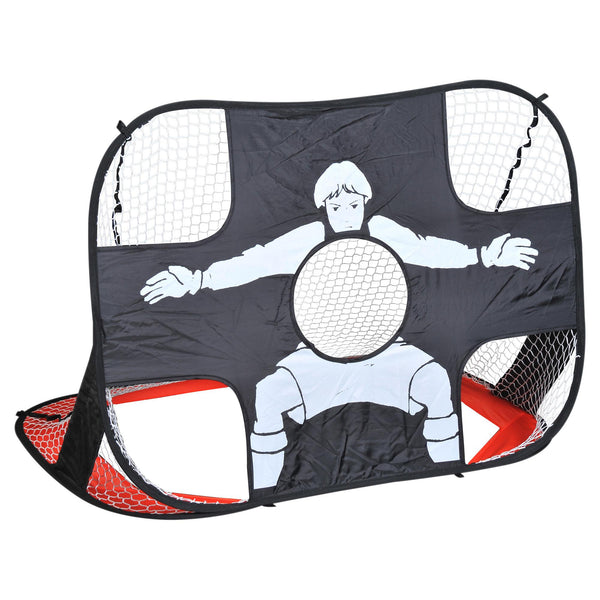 Filet de Football Pop Up 5 Buts Pliable pour Enfants 122x77x76 cm acquista