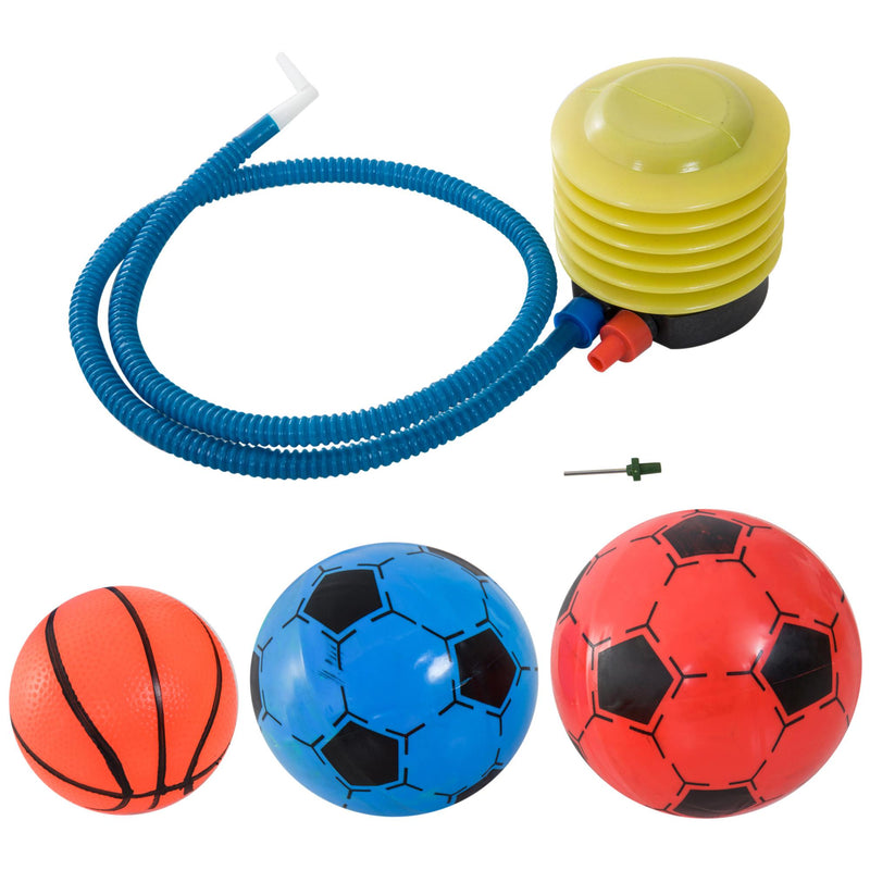 Porta da Calcio Canestro Basket 2 in 1 per Bambini dai 3 Anni 
