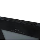 Camino Elettrico da Incasso 66x52 cm 1800W con Timer Effetto Fiamma Nero 