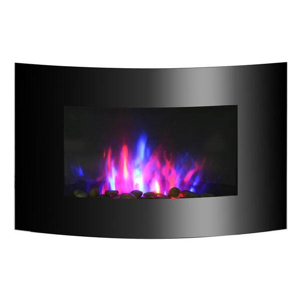 Cheminée électrique encastrable 88,5x56 cm 1000/2000W avec vitre sconto