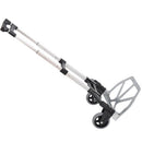 Carrello Portapacchi a Mano Pieghevole in Alluminio Max 70kg 