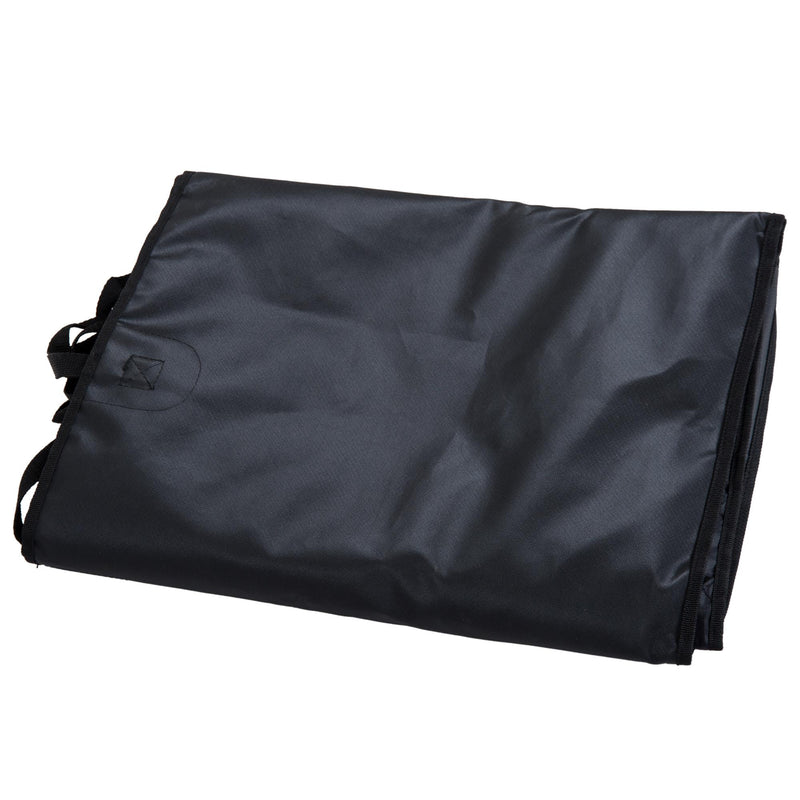 Coprisedile Posteriore Auto per Animali Domestici Nero 147x137 cm 