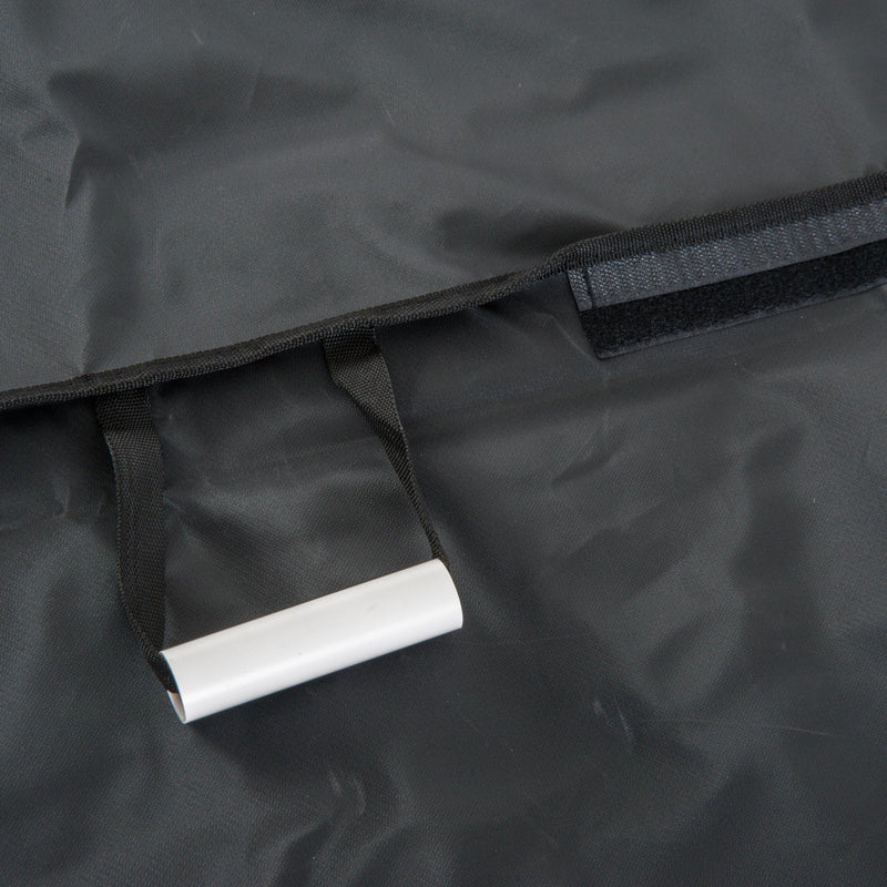 Coprisedile Posteriore Auto per Animali Domestici Nero 147x137 cm 