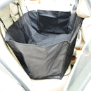 Coprisedile Posteriore Auto per Animali Domestici Nero 145x130 cm 